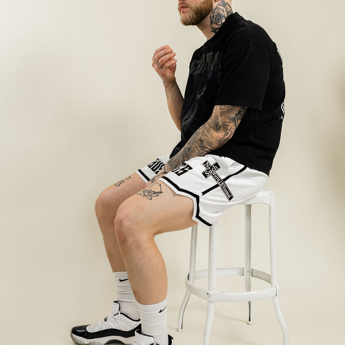 Jesus Saves Retro Shorts