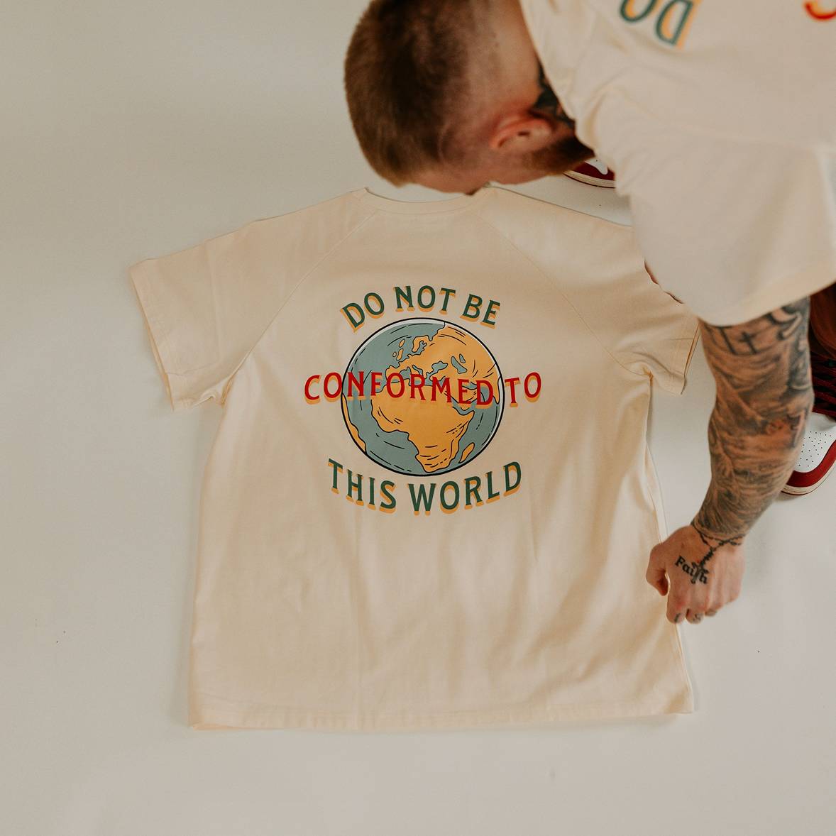 Cross Logo x Do Not Conform Oversized T-Shirt